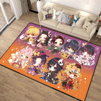 Cartoon Demon Slayer Kamado Tanjir Big Door Mat Rug Doormat Car Floor Bedroom Living Room Outdoor Non-slip Mat Boy Girl Gift