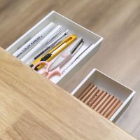 Drawer Storage Box【抽屉式收纳】桌面收纳盒抽屉式收纳盒柜子桌下粘贴收纳盒桌面杂物收纳