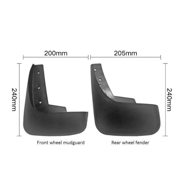 แผ่นกันกระเซ็นสำหรับ2002-2006-toyota-camry-4pcs-ด้านหน้าโคลนหลังยางบังโคลน-fender-อุปกรณ์เสริมรถยนต์