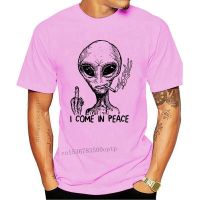 Alien I Come In Peace Extraterrestrial Ufo Area 51 Roswell Spaceship Men Style Tee Shirts