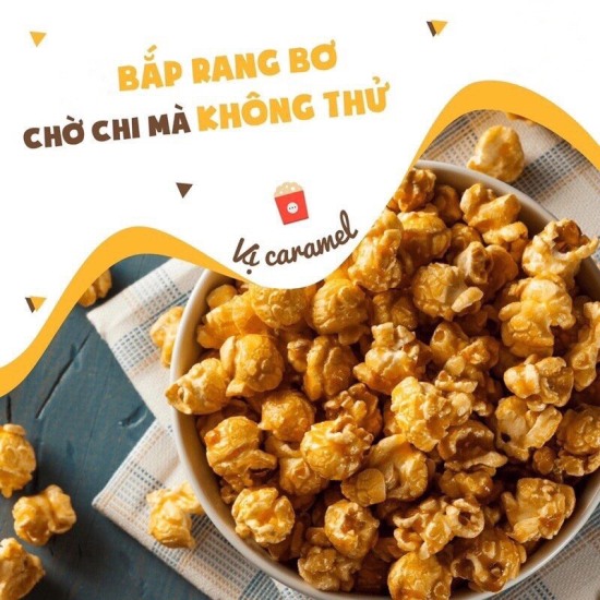 Bắp rang uncle jax vị caramel chicago 180g gói lớn - ảnh sản phẩm 3