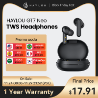 HAYLOU GT7 Neo TWS Wireless Headphones V5.2 Bluetooth Earphones Smart Touch Control Earbuds AAC Audio Decording Sport Headset