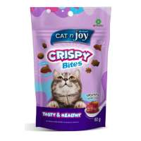 แค็ทเอ็นจอย คริสปี้ไบทส์ ขนมแมว รสทูน่าย่าง 60 กรัม - CAT n Joy Crispy Bites Cat Snack Grilled Tuna Flavor 60g