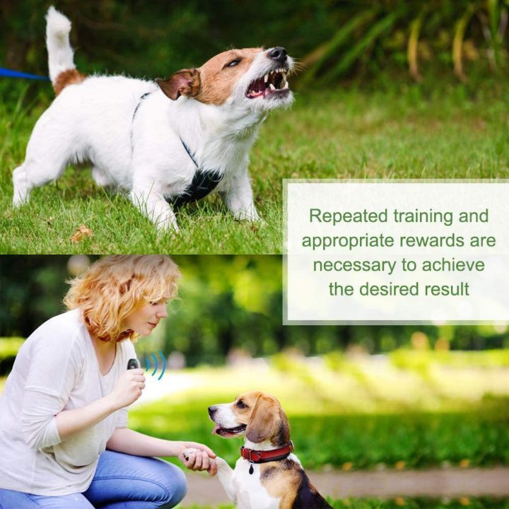 ความปลอดภัย-ultrasonic-wave-dog-trainer-อุปกรณ์ป้องกันการเห่าสำหรับสุนัข-repeller-no-vitor-electric-shock-puppy-training-behavior-aids