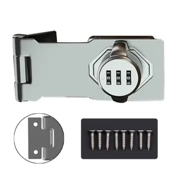 Combination Cam Lock Security Locks Drawer Combination Lock Zinc Alloy Password Coded Lock 3-Digit Password Security Padlock for Office Drawer