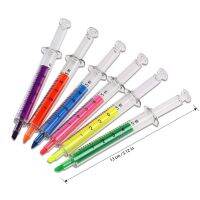 【cw】 12Pcs Syringe Ballpoint Stationery highlighter Office Supplies Child