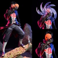 【Three Forms】Naruto GK Uchiha Obito Swappable Head Akatsuk Tobi Figure Model Childrens Birthday Gift Toy