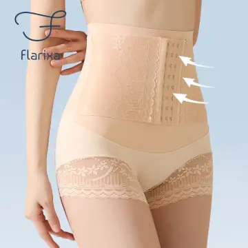 Women Body Shaper High Waist Safety Slip Shorts Lace Tummy Control