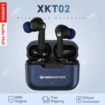 หูฟังหูฟังบลูทูธ True Wireless XKT02มอนสเตอร์ IPX5หูฟังเล่นเกมพร้อมไมโครโฟนเพลงไฮไฟ HD