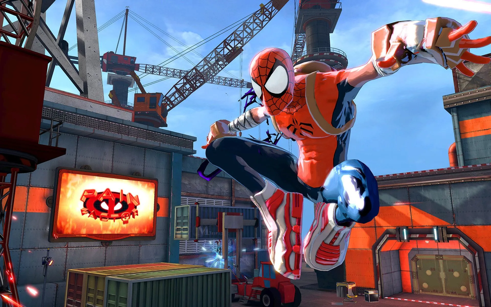 แผ่น XBOX 360 : Spider-Man Shattered Dimensions ใช้กับเครื่องที่แปลงระบบ  JTAG/RGH 