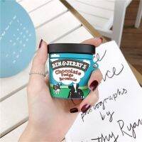 Ben Jerry เคสไอศกรีมชอกโกแลตสำหรับ Airpod 1 2 3หูฟังรุ่นโปรเคสป้องกันไร้สายแบบนิ่ม3d ฝาครอบกล่องสำหรับ Airpod