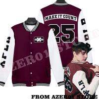 XPLR Sam and Colby Maroon Letterman Jackets Merch Jacket Winter Hoodies MenWomen Baseball Uniform Streetwear Kawaii sweatshirt