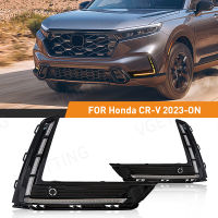 สำหรับฮอนด้า CRV CR-V 2023 LED DRL กลางวันวิ่งไฟ Daylights แบบไดนามิกเลี้ยวไฟตัดหมอกสีขาวสีเหลืองสีฟ้าอุปกรณ์เสริมในรถยนต์