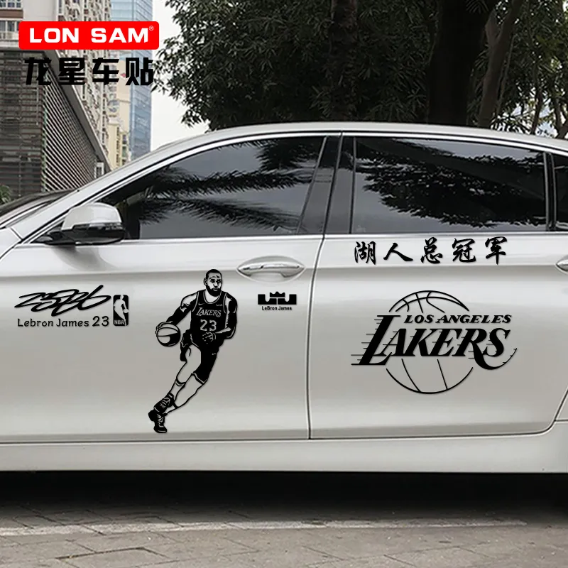 LeBron James autograph VINYL DECAL laptop NBA car basketball signature  sticker