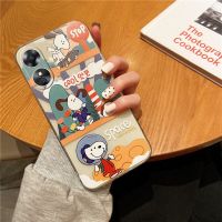 2023สินค้าใหม่ OPPO เคสใส่โทรศัพท์ A38สนูปปี้การ์ตูนน่ารักสร้างสรรค์4G เคสมือถือเคสนิ่มซิลิโคนป้องกันแบบใสสำหรับฝาหลัง OPPOA384G