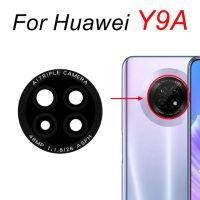 【♘COD Free Cas♘】 jiejiu65879742 สำหรับ Huawei Y9a ด้านหลังเลนส์กระจกกล้องถ่ายรูปกับเมนบอร์ดที่ยึดเฟรมชิ้นส่วนซ่อมที่เปลี่ยนฝาครอบ Frl-22 Frl-23