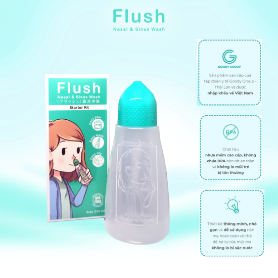 Muối biển newzealand tinh khiết flush rửa mũi cho trẻ hộp 30 gói - ảnh sản phẩm 3