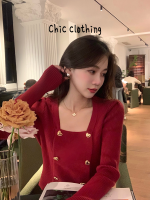 Chic Clothing เสื้อแขนยาวผญ เสื้อคลุมหญิง เสื้อกันหนาว ผญ เสื้อสเวตเตอร์ เสื้อไหมพรมผญ เสื่อฮู้ดหญิงคู่ เสื้อแขนยาวหลวม 2023 ใหม่ 36Z230908