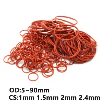 20 Buah/Lot Silikon Merah O-ring Makanan Kelas Penyegelan Cincin Tahan Air dan Terisolasi Thickness1 1.5 2 2.4Mm OD5-90mm