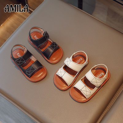 AMILA รองเท้าแตะสำหรับเด็ก,รองเท้าแฟชั่นสวมใส่สบายระบายอากาศได้ดีสำหรับ Sepatu Pantai Cewek