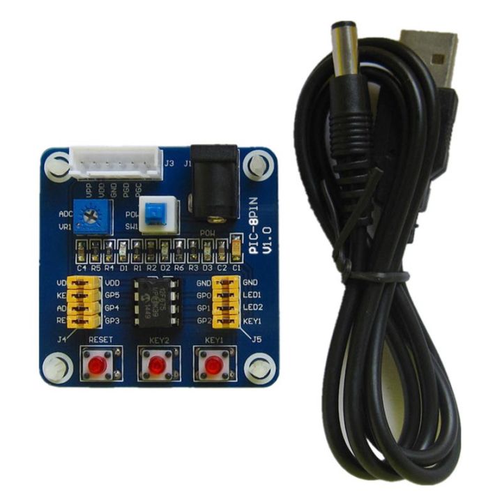 pic12f675กระดานเรียน-breadboard-5v-บอร์ดพัฒนา-สาย-usb