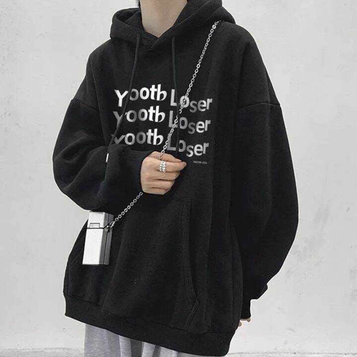 yii8yic-hoodie-m-8xl-เสื้อกันหนาวแขนยาวมีฮู้ดพิมพ์ลายตัวอักษรแฟชั่นสไตล์ฮ่องกงสําหรับผู้ชาย