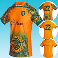 2022 Australia Home / Indigenous Rugby Jersey - Mens Size: S-5XL （Print Custom Name Number）Top Quality Free Delivery