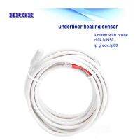 Electrothermal Underfloor Heating Thermostat Sensing Probe 3ยาวพร้อมตัวเรือนยางเทอร์โมพลาสติกป้องกัน