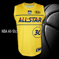 เสื้อบาส เสื้อบาสเกตบอล NBA ทีม ALLSTARS/western เสื้อทีม ออลสตาร์ส ฝั่งตะวันตก #BK0125 รุ่น สตีเฟ่น เคอร์รี่#30 ไซส์ S-5XL