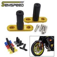 SEMSPEED รถจักรยานยนต์ไฟเลี้ยวด้านหน้าขาตั้งยึดสำหรับ Yamaha YZF R1 R25 R3 R6 R15 V1 V2 V3 MT15