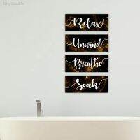 ☽¤♛ 4Pcs Rustic Wall Hanging Sign Door Hanger Crafts