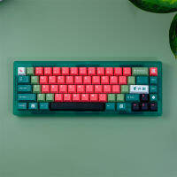 Gmk คีย์บอร์ดแตงโม129คีย์,รูปร่างเชอร์รี่ PBT ห้าด้านการระเหิดพร้อม2U 1.75U การเปลี่ยนสำหรับสวิตช์ MX เชอร์รี่คีย์บอร์ดแบบกลไก Keychron/ RK61/GK61/Anne Pro 2