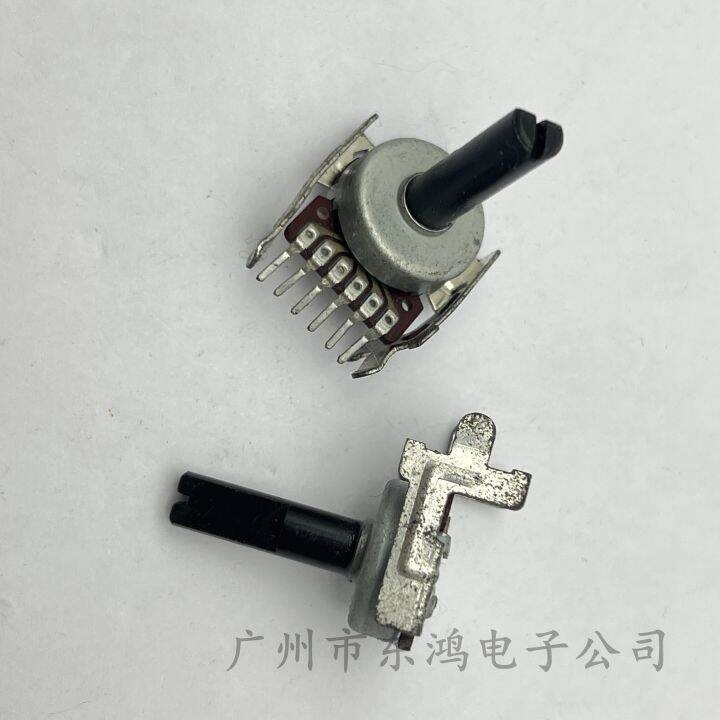 1-pcs-161-dual-potentiometer-b100k-audio-speaker-power-amplifier-volume-potentiometer-row-6-pin-shaft-length-20mm-guitar-bass-accessories