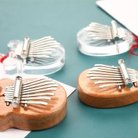 【YF】 8 Keys Kalimba Thumb Pendant Mahogany Musical Instrument