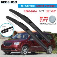 Car Wiper Blade For Chrysler Grand Voyager 26 quot; 20 quot; 2008-2016 Auto Windscreen Windshield Wipers Window Wash Fit U Hook Arms