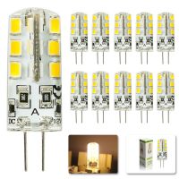 【✲High Quality✲】 dongdangx59 G4 Led 10ชิ้น/ล็อต2835 Smd 6W Dc 12V โคมไฟโคมไฟฮาโลเจน Led 24 V G4 G4 Led 12V รับประกันโคมไฟ Led สปอตไลท์ฉายแสง2y