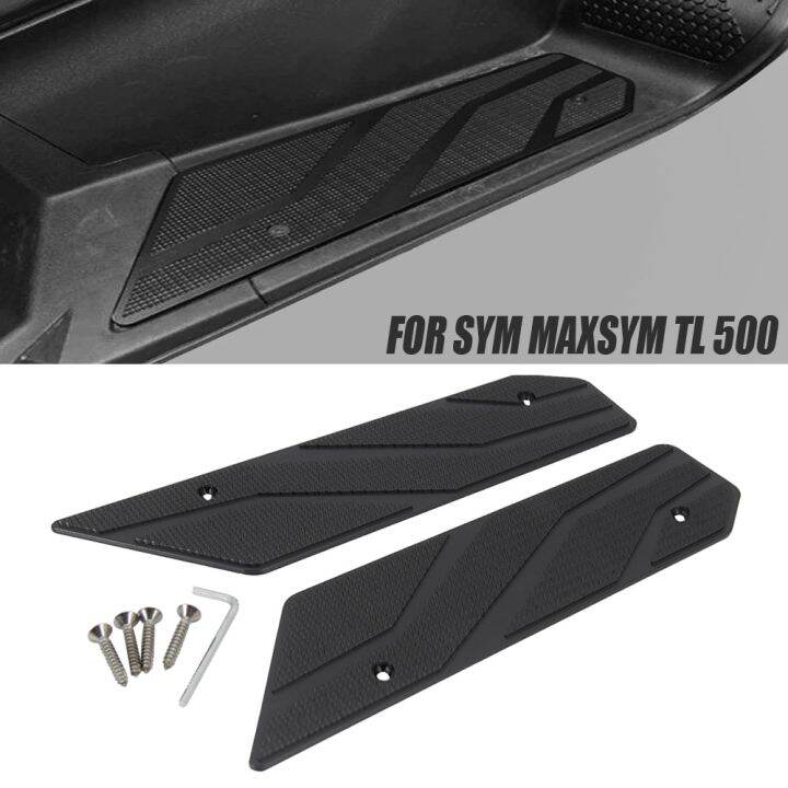 ที่วางเท้ารถจักรยานยนต์สำหรับ-sym-maxsym-tl-500-tl500แผ่นแผ่นรองเท้าวางเท้ารถจักรยานยนต์