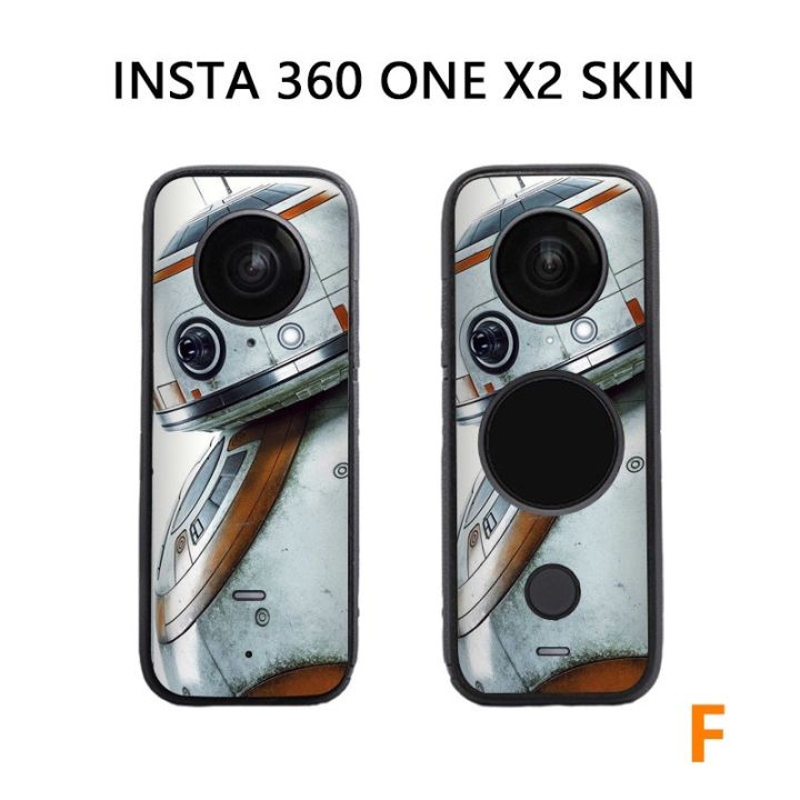 สติกเกอร์ฟิล์ม-กันน้ํา-สําหรับติดตกแต่งกล้องแอคชั่น-insta360-one-x2-2-ชิ้น