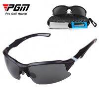 PGM Summer Sun Protection Polarizers Outdoor Black Sand Gray Sports Run Polarized Sunglasses Silicone Frame Golf GlassePs ZP022