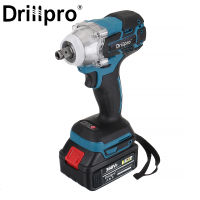 Drillpro 520N.M 388vf ไร้สายไร้สายประแจผลกระทบไฟฟ้า1/2นิ้วเครื่องมือ2X15000Amh Li แบตเตอรี่ปรับให้เข้ากับ18V Batterry