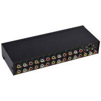 【Cod】 lswidq 8-Way ตัวแยกสัญญาณ RCA AV 1X8 Video 1 In 8 Out Splitter ผู้จัดจำหน่าย HDTV