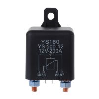 【☄New Arrival☄】 yu07 รีเลย์สตาร์ท200amp 12V 4pin สวิตช์เปิด/ปิดสำหรับรถยนต์สวิตช์แยกค่ารีเลย์สำหรับงานหนัก