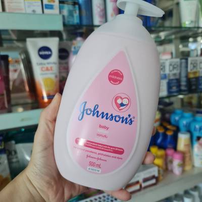 จอห์นสัน เบบี้โลชั่น ขนาด 500 ml. Johnson’s Baby Lotion ครีมทาผิว Johnson