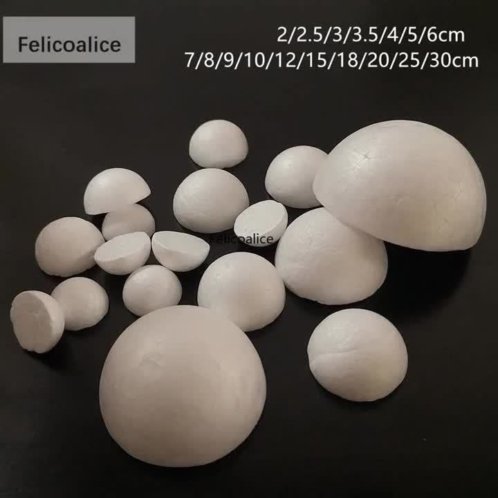 How to make Polystyrene / Styrofoam balls / spheres 