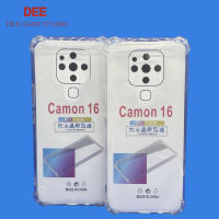 Case tecno เคส Tecno Camon16 หนา 1.5mm ตรงรุ่น แบบ TPU ใสเสริมขอบและมุมกันกระแทก ส่งไว จาก กทม