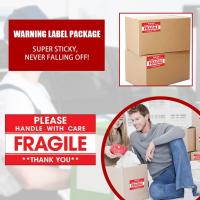 100pcs Fragile Warning Sticker For Package PLEASE WITH Label Box CARE Stickers HANDLE C4M5