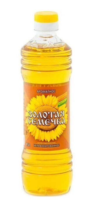 ЗОЛОТАЯ СЕМЕЧКА Масло подсолнечное НЕРАФИНИРОВАННОЕ ароматное 0.5л ...