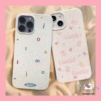 เคสใส่โทรศัพท์ที่เป็นมิตรกับสิ่งแวดล้อมย่อยสลายได้ใหม่เข้ากันได้กับ IPhone 11 12 13 14 15 Pro Max 6 6S 8 15 7 Plus 8Plus XR X XS MAX SE 2020การ์ตูน Rabbie ตัวอักษรน่ารักเรียบง่ายปกอ่อน