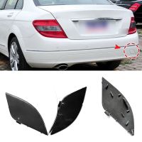 ฝาที่ครอบตะขอลากกันชนหลังสีดำเงาฝากระโปรงท้ายสำหรับรถ Mercedes Benz C-Class W204ซีดาน07-11 2048850823