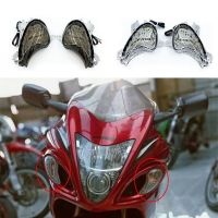 สำหรับ SUZUKI Hayabusa โคมไฟเครื่องบ่งบอกสัญญาณไฟเลี้ยวหน้า GSXR1300โคมไฟจักรยานยนต์คุณภาพสูง2008-2017